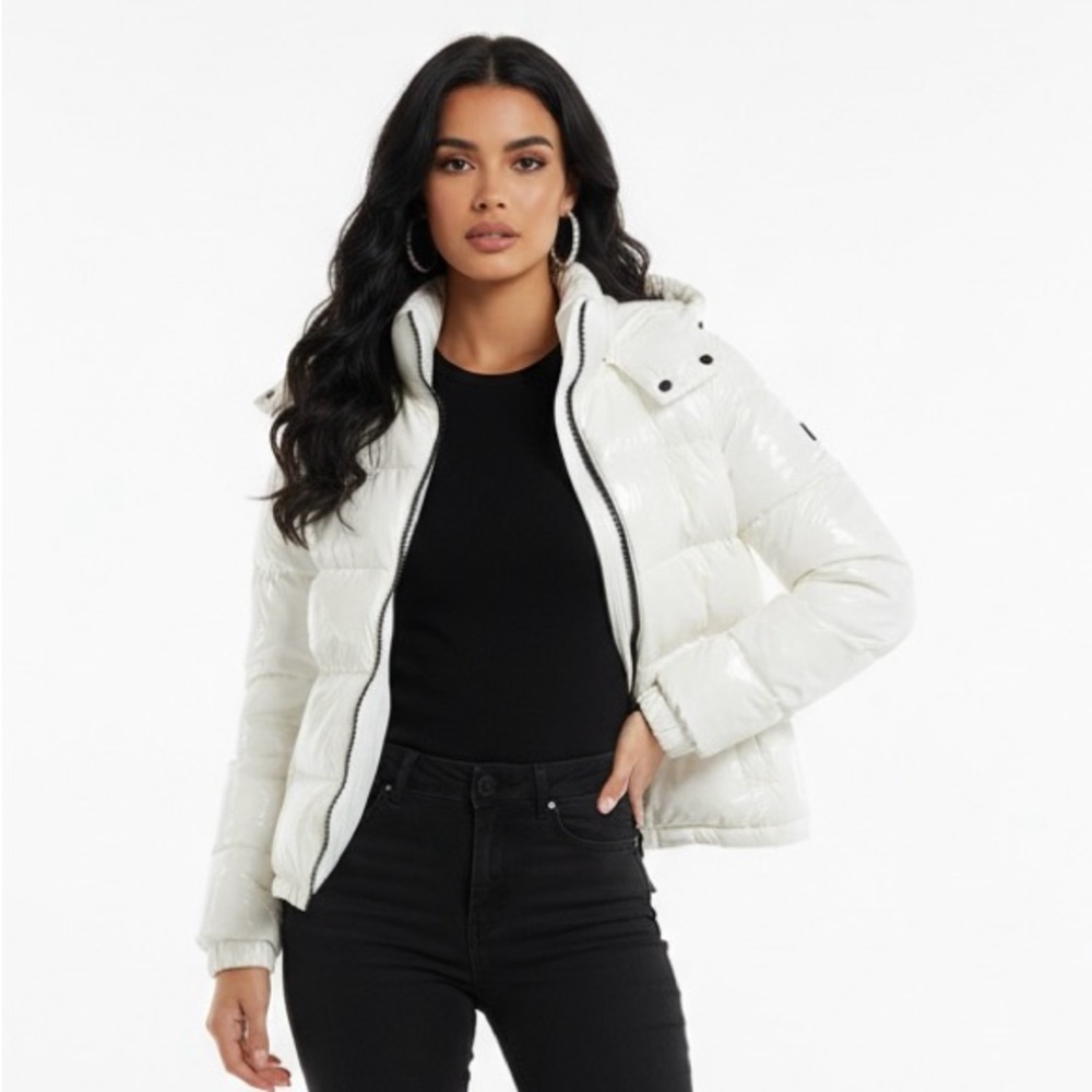 Calvin Klein Hooded Women’s Puffer Jacket Size Medium